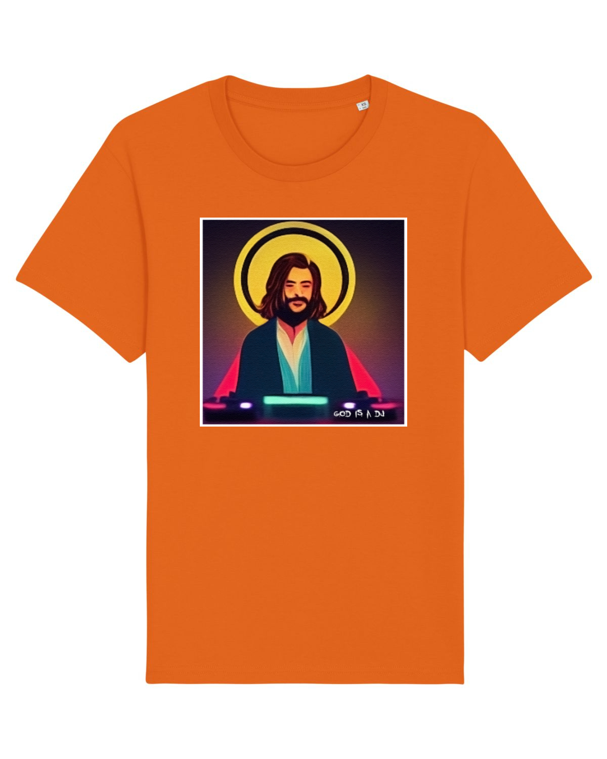 Tricou mânecă scurtă Unisex Rocker Bright Orange