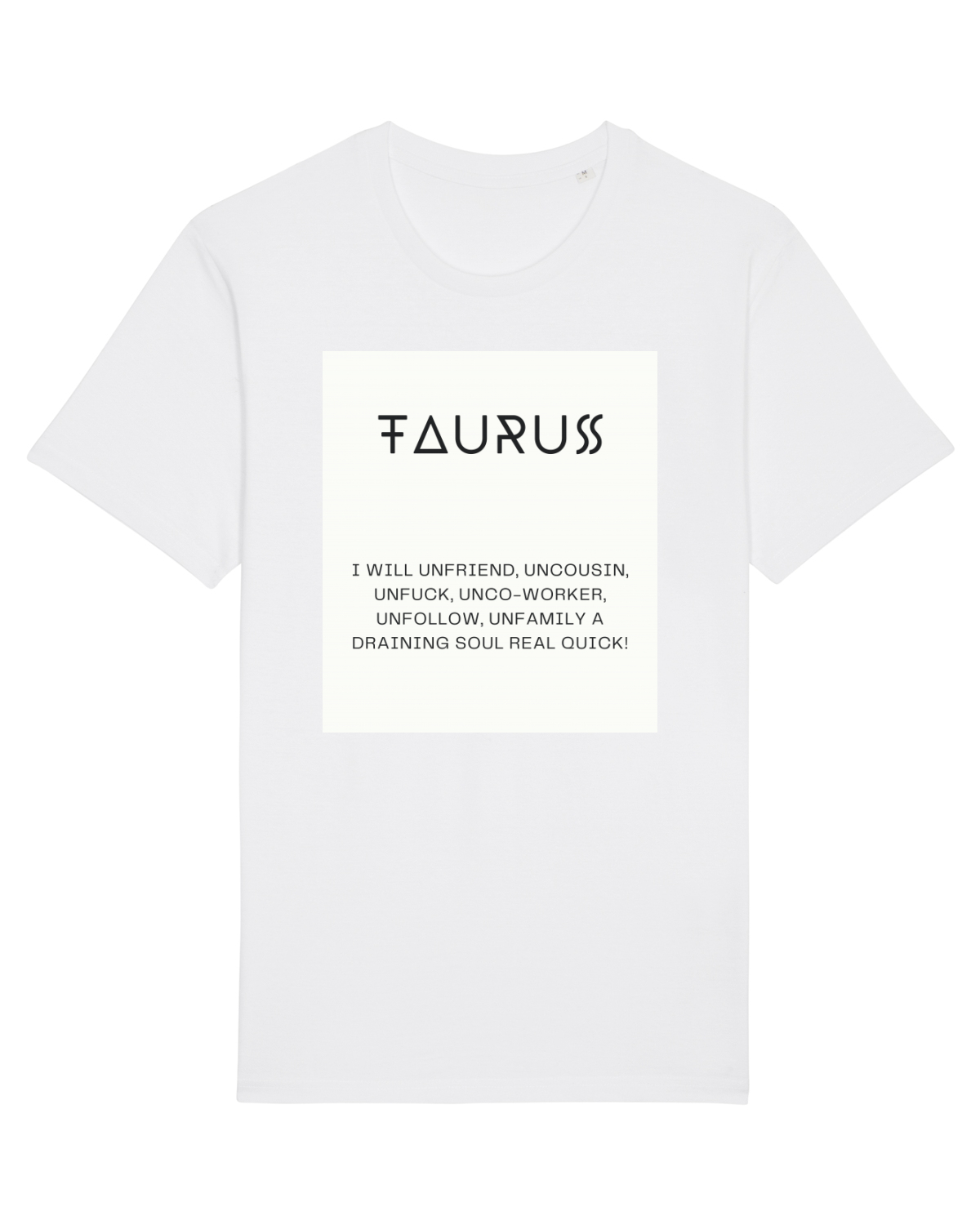 Tricou mânecă scurtă Unisex Rocker White