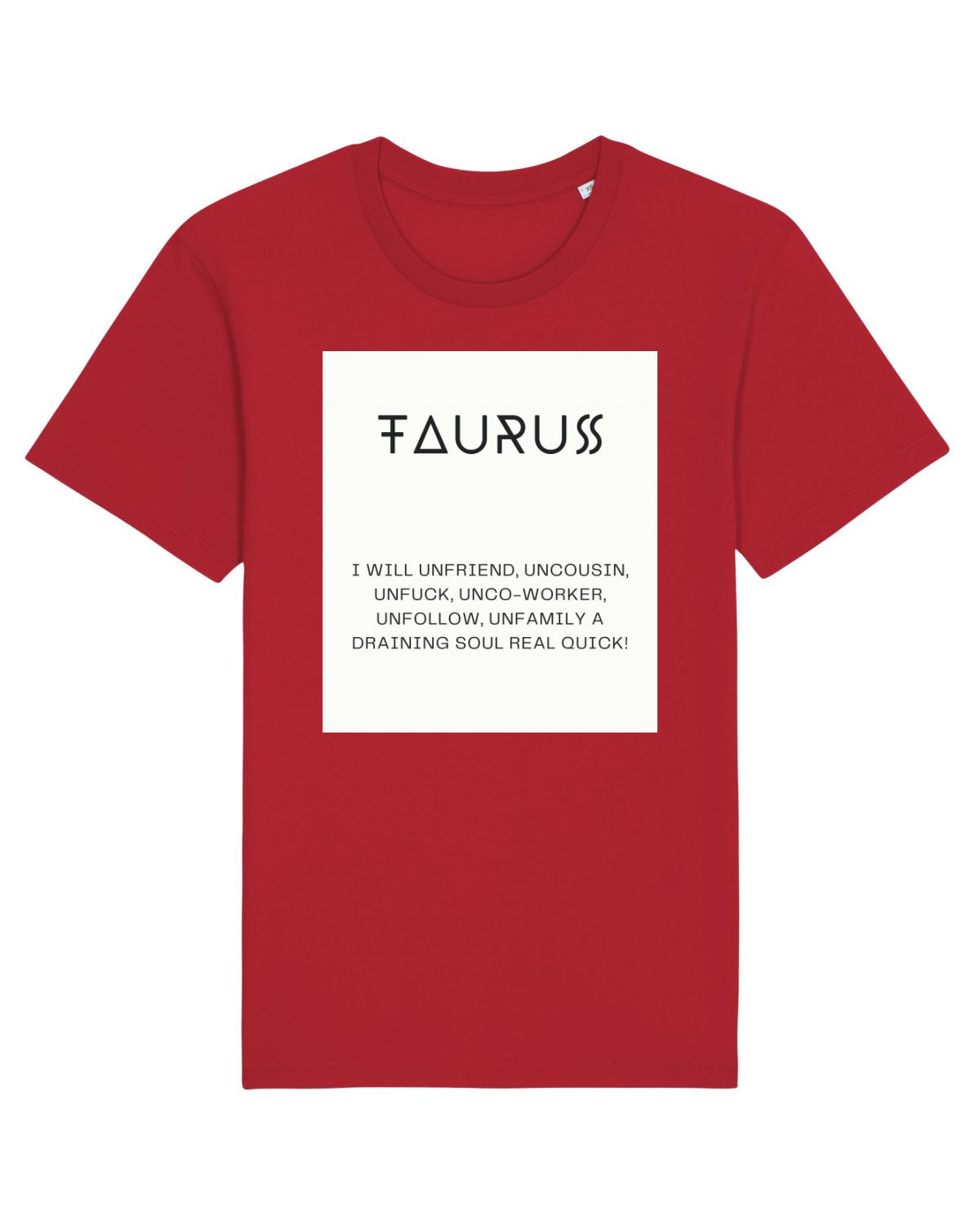 Tricou mânecă scurtă Unisex Rocker Red