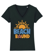 Beach Bound Tricou mânecă scurtă guler V Damă Evoker