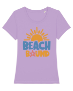Beach Bound Tricou mânecă scurtă guler larg fitted Damă Expresser