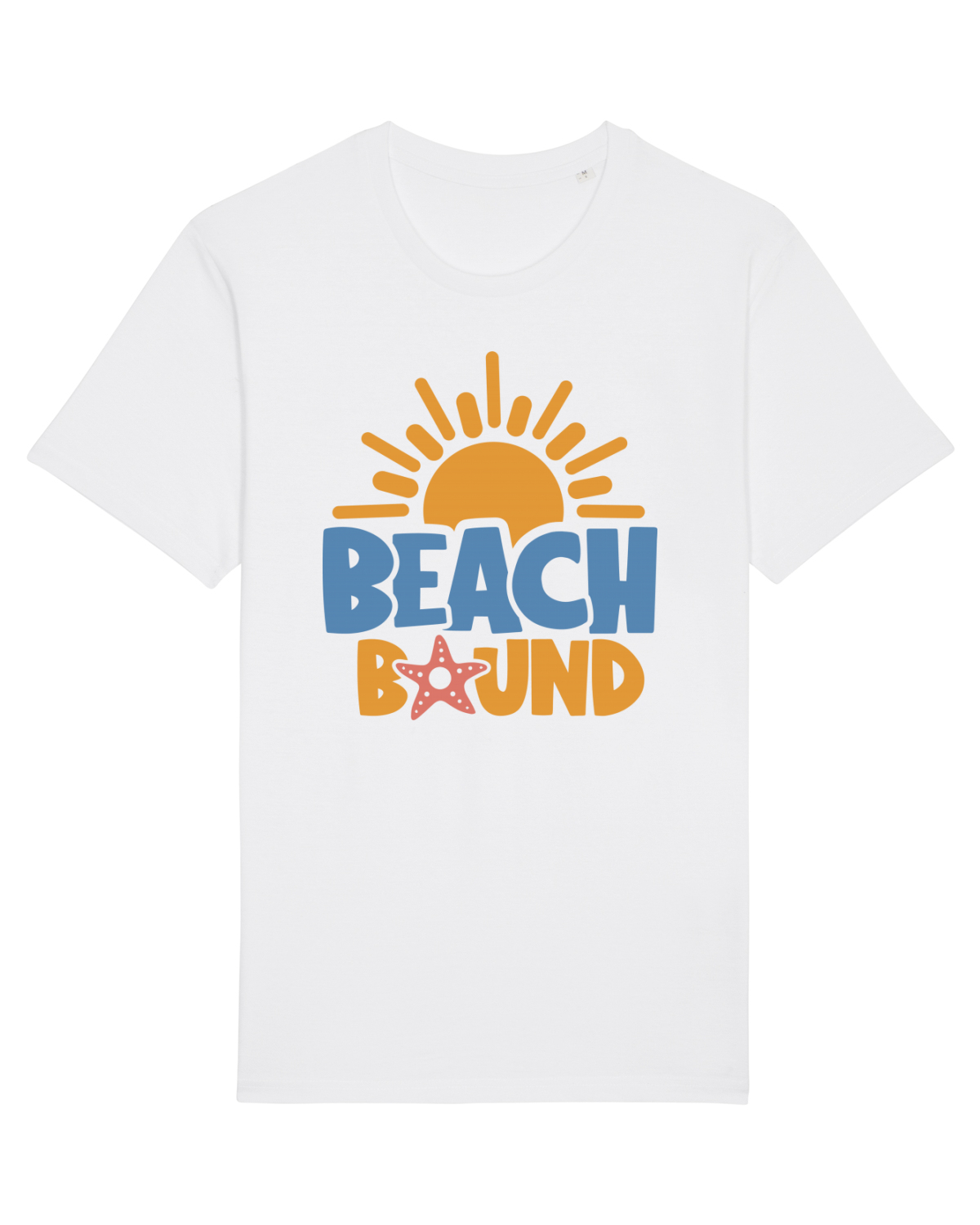 Tricou mânecă scurtă Unisex Rocker White