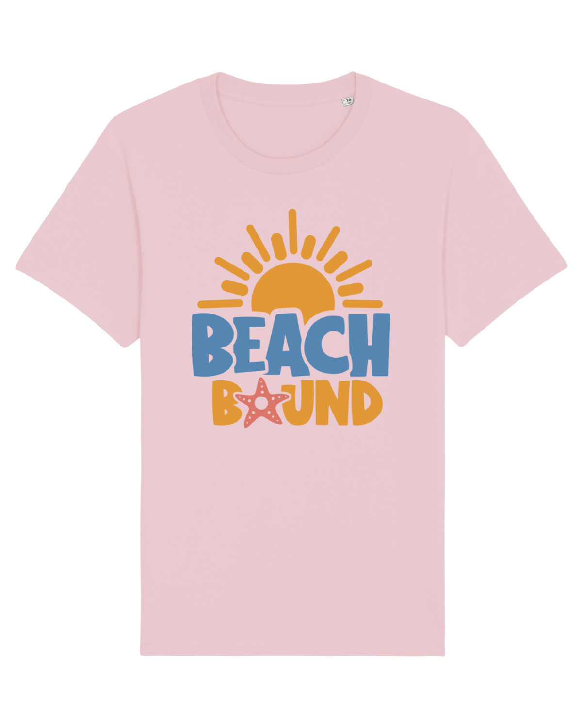 Tricou mânecă scurtă Unisex Rocker Cotton Pink