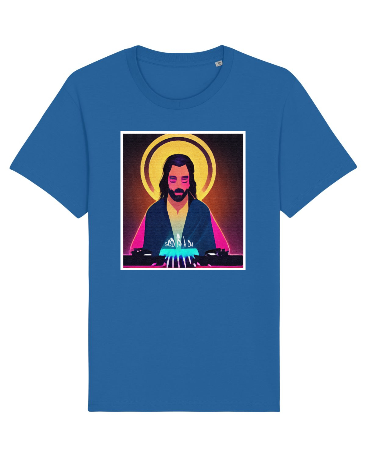 Tricou mânecă scurtă Unisex Rocker Royal Blue