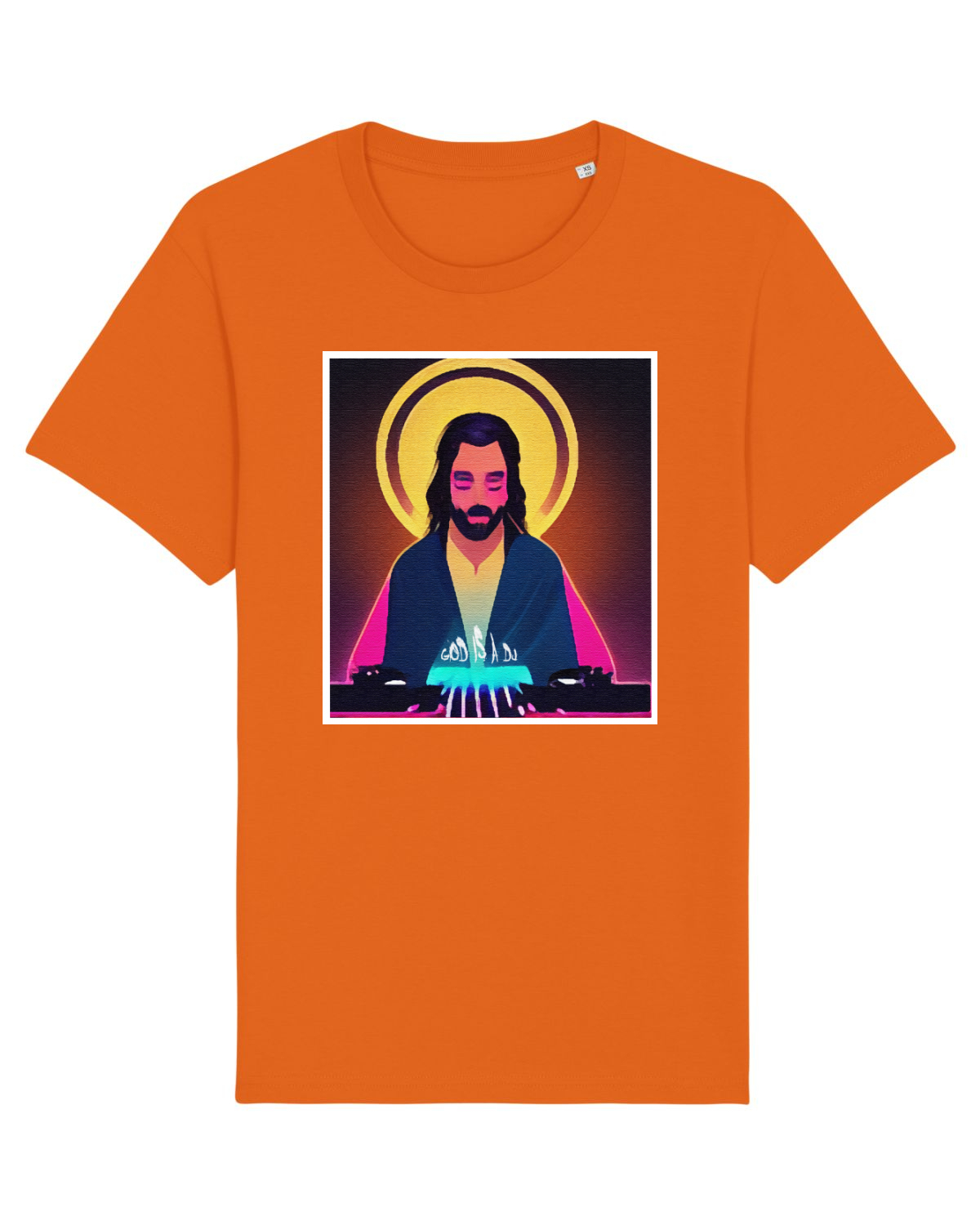 Tricou mânecă scurtă Unisex Rocker Bright Orange
