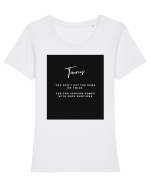 Taurus 404 Tricou mânecă scurtă guler larg fitted Damă Expresser