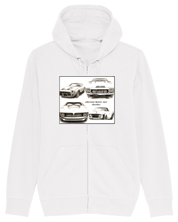 american muscle car White