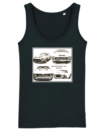 american muscle car Black