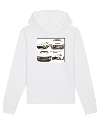 american muscle car White