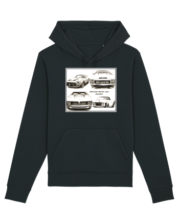 american muscle car Black