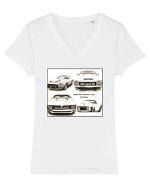american muscle car Tricou mânecă scurtă guler V Damă Evoker