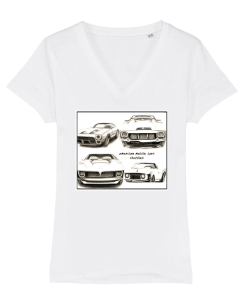 american muscle car White