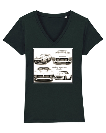 american muscle car Black