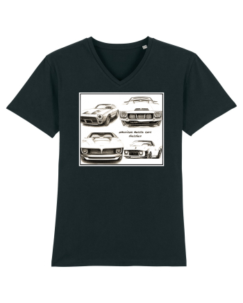 american muscle car Black