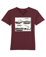 american muscle car Tricou mânecă scurtă guler V Bărbat Presenter