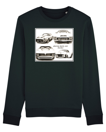 american muscle car Black