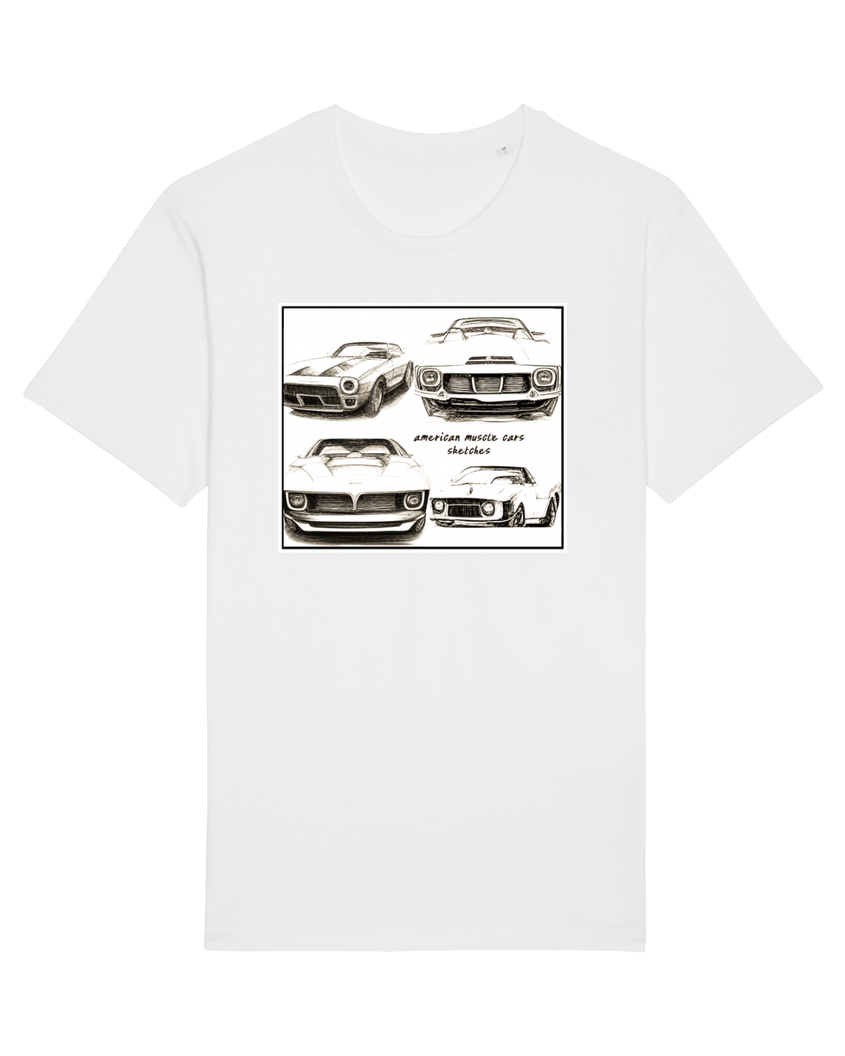 Tricou mânecă scurtă Unisex Rocker White