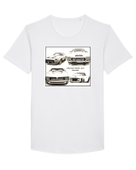american muscle car Tricou mânecă scurtă guler larg Bărbat Skater