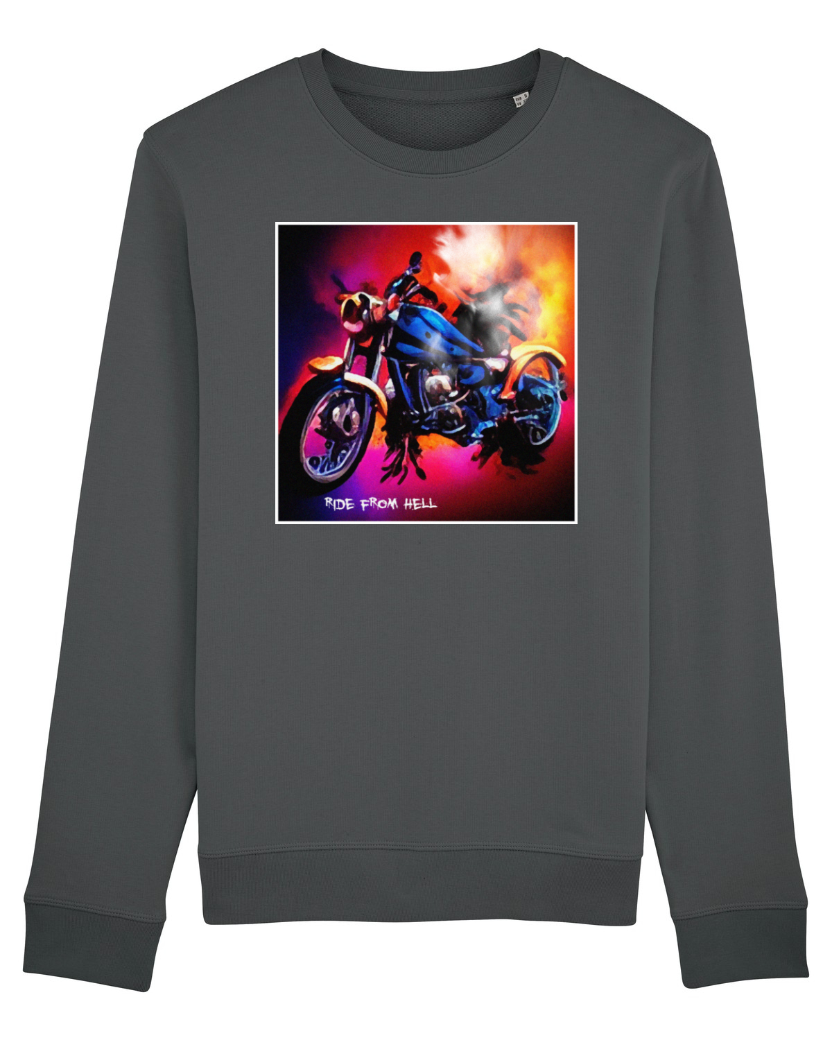 Bluză mânecă lungă Unisex Rise Anthracite