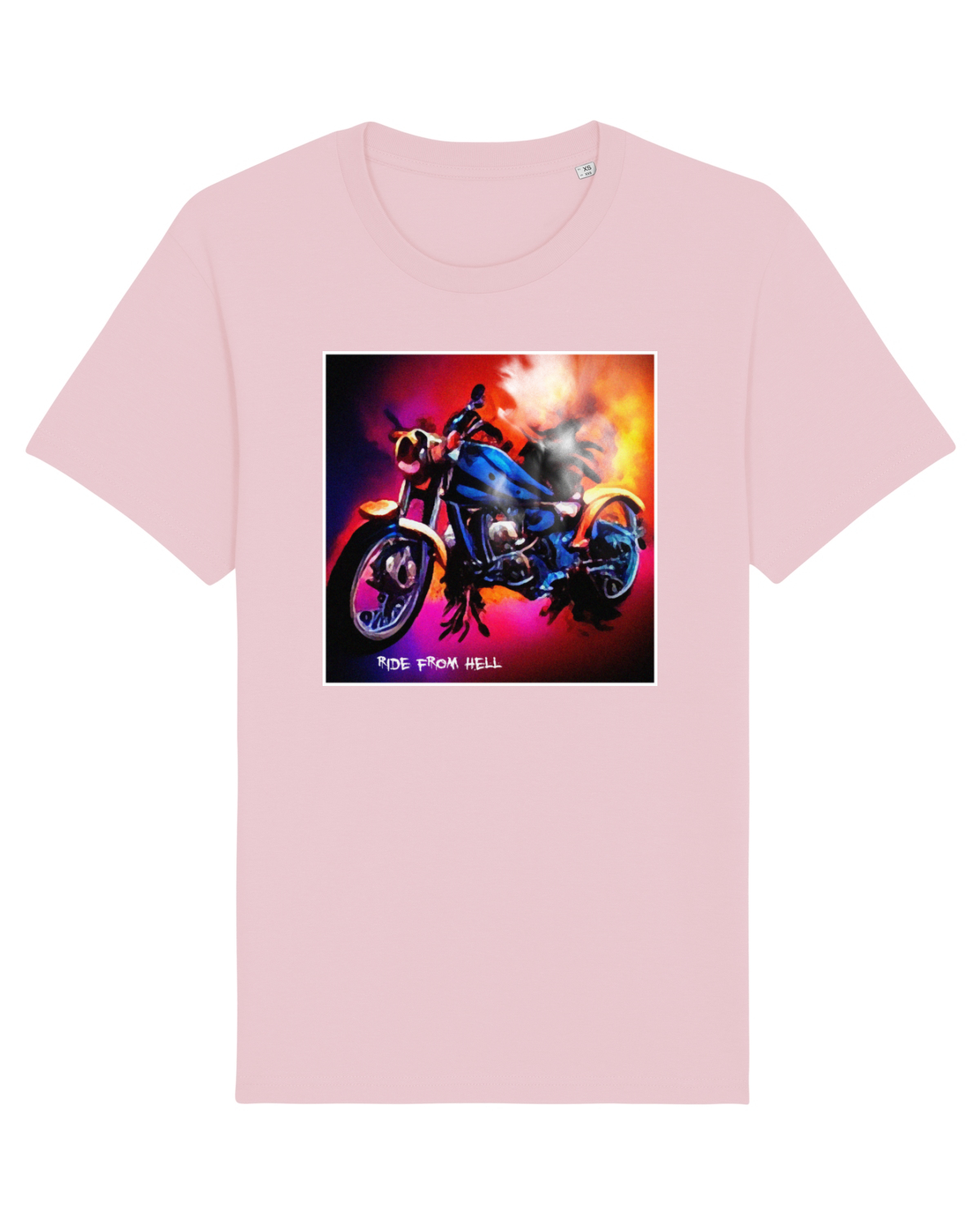Tricou mânecă scurtă Unisex Rocker Cotton Pink