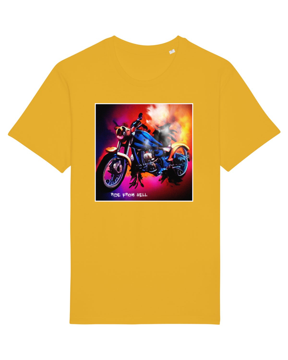 Tricou mânecă scurtă Unisex Rocker Spectra Yellow