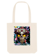 flower skull Sacoșă textilă