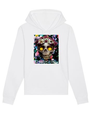 flower skull White