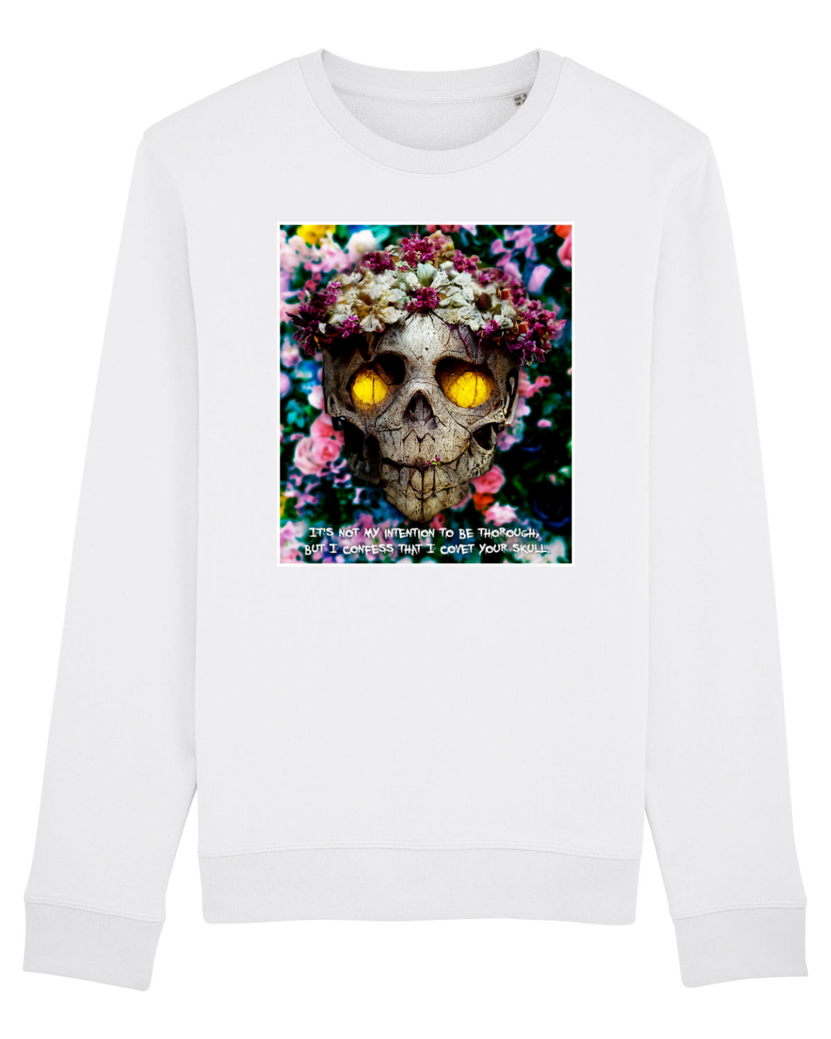 Bluză mânecă lungă Unisex Rise White