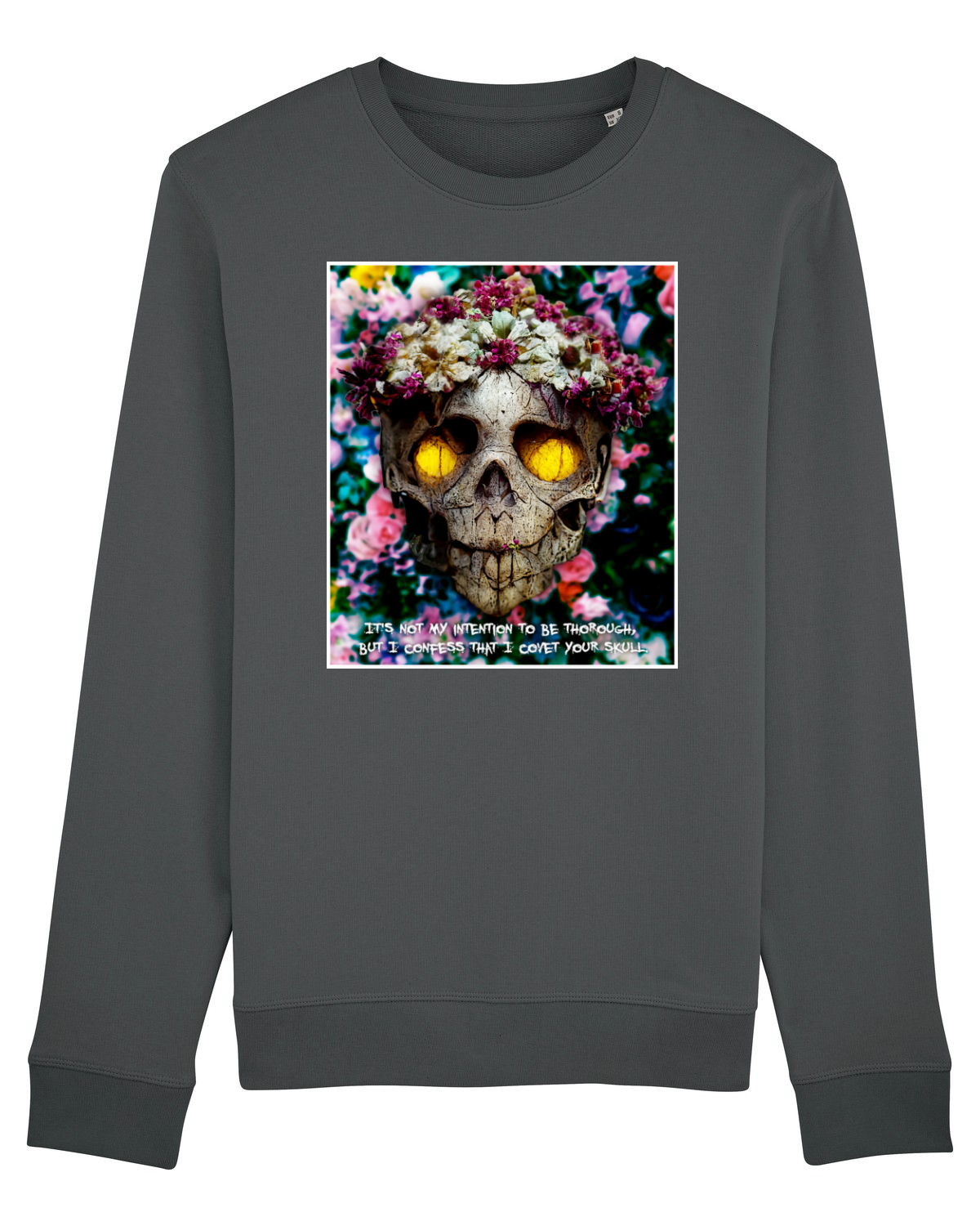Bluză mânecă lungă Unisex Rise Anthracite