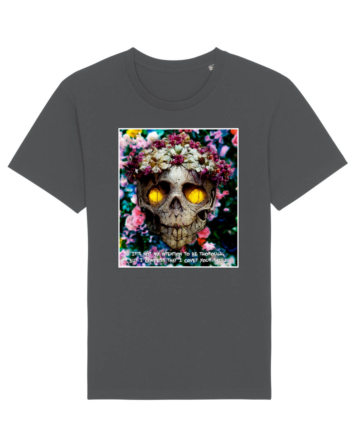 Tricou mânecă scurtă Unisex Rocker Anthracite