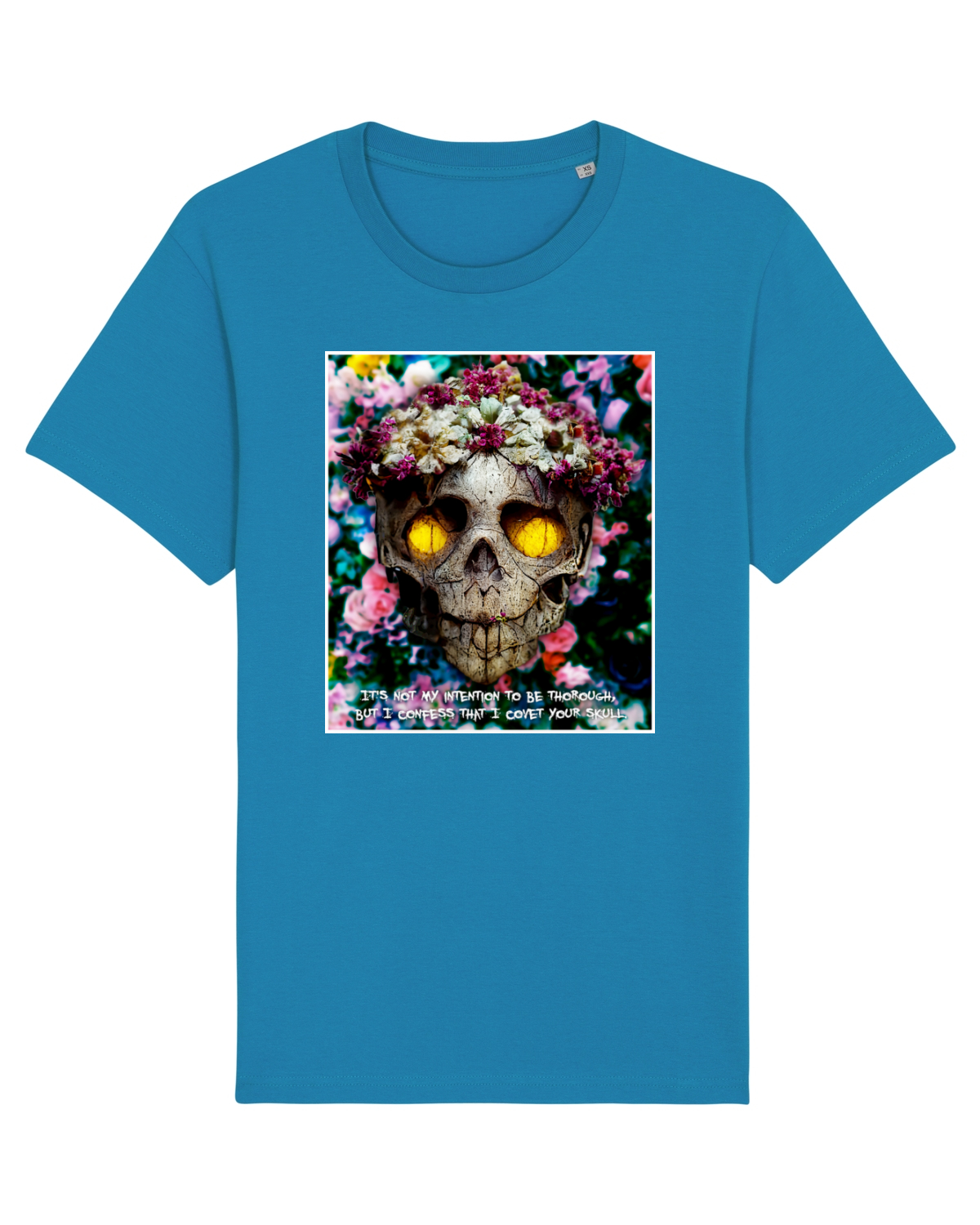 Tricou mânecă scurtă Unisex Rocker Azur