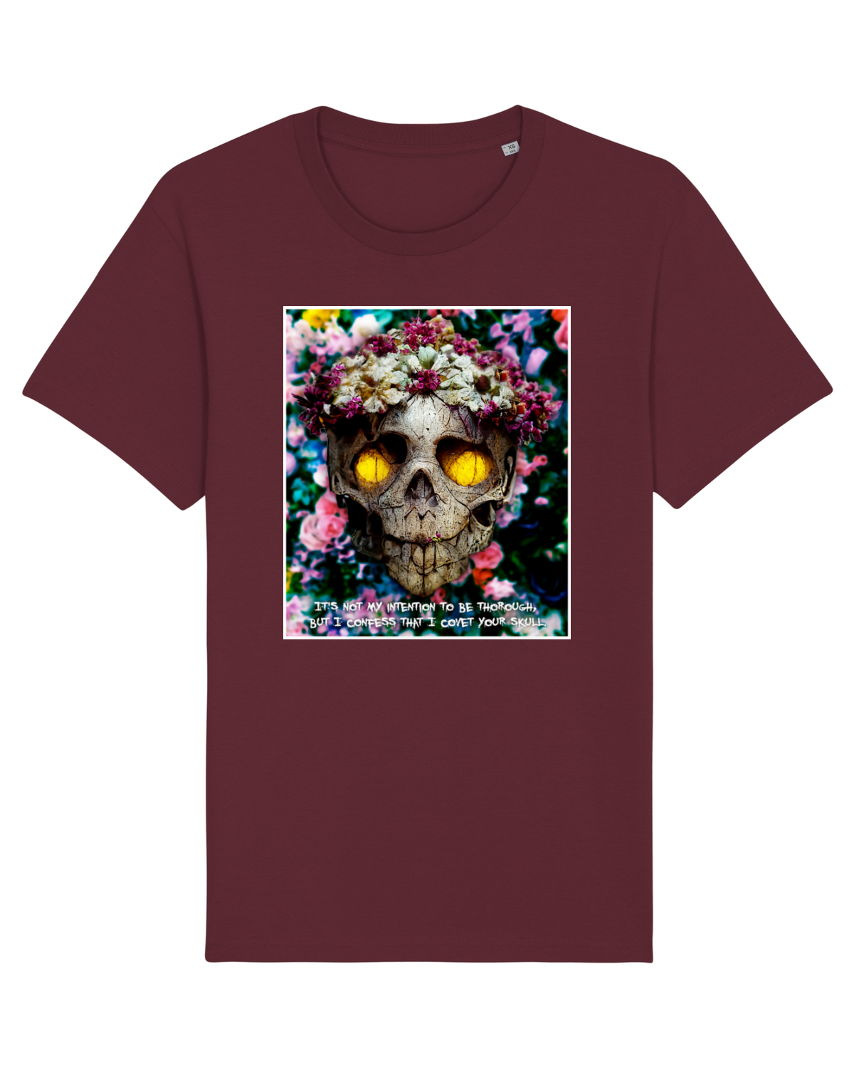 Tricou mânecă scurtă Unisex Rocker Burgundy