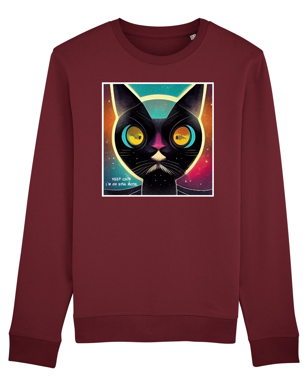 Bluză mânecă lungă Unisex Rise Burgundy
