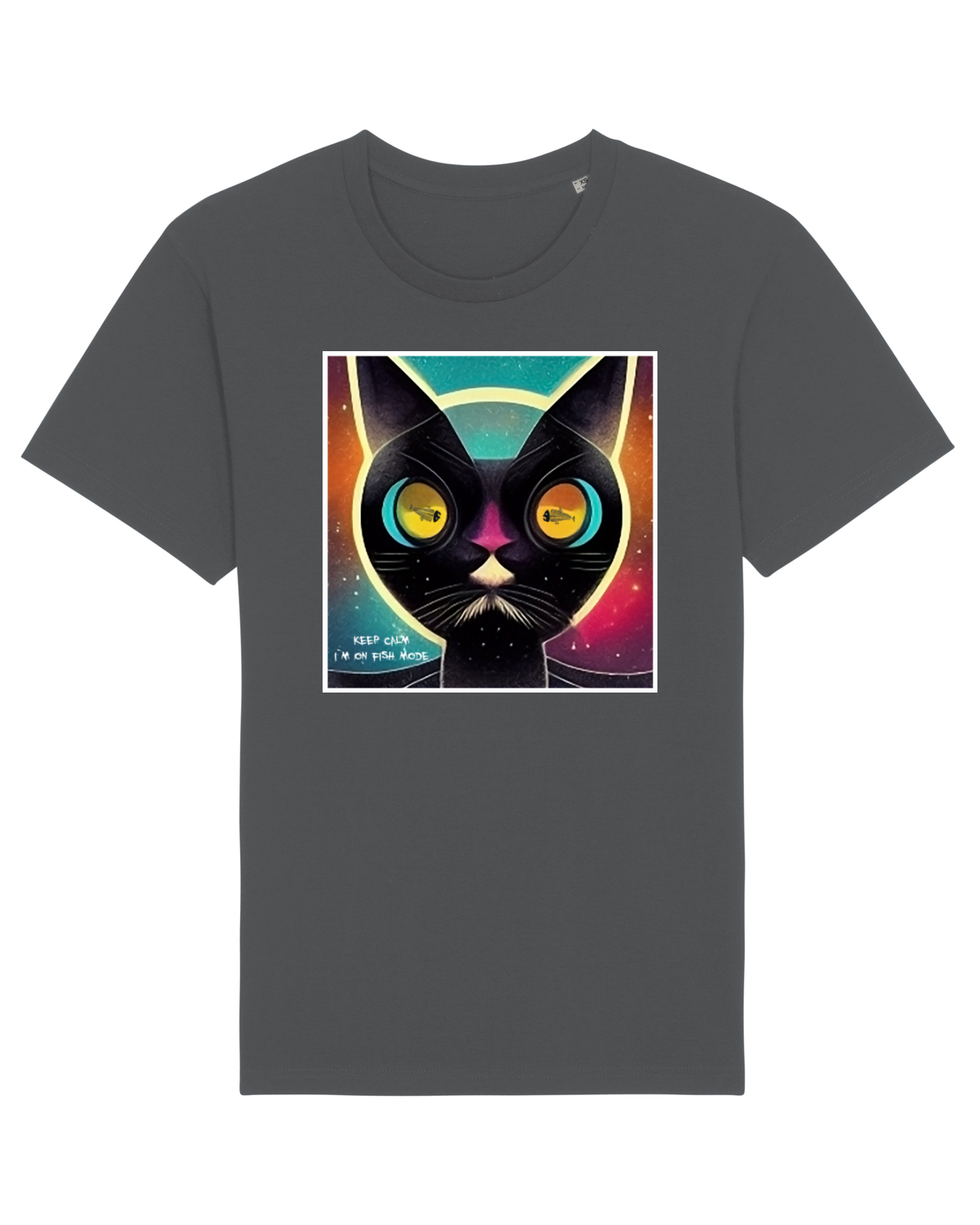 Tricou mânecă scurtă Unisex Rocker Anthracite