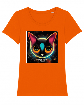 dance cat Bright Orange