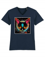 dance cat Tricou mânecă scurtă guler V Bărbat Presenter