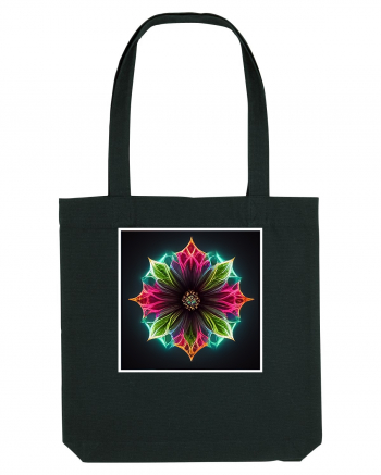 flower mandala  Black