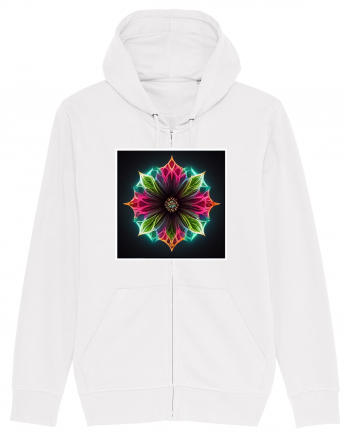 flower mandala  White