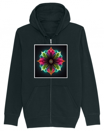 flower mandala  Black