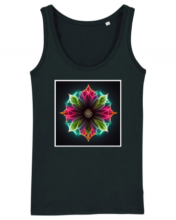 flower mandala  Black