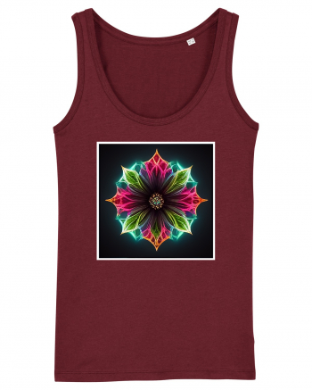 flower mandala  Burgundy