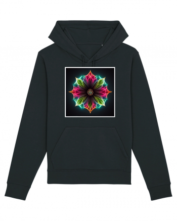 flower mandala  Black