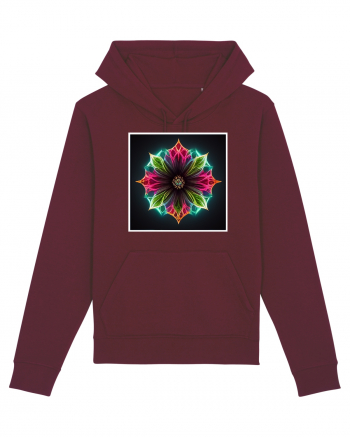 flower mandala  Burgundy