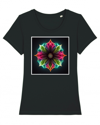 flower mandala  Black