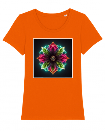 flower mandala  Bright Orange