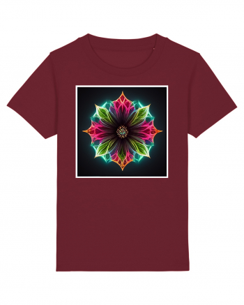 flower mandala  Burgundy