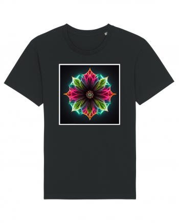 flower mandala  Black