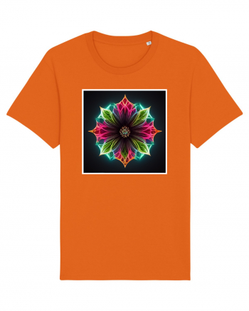 flower mandala  Bright Orange