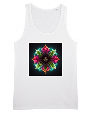 flower mandala  White