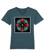 mandala  Tricou mânecă scurtă guler V Bărbat Presenter